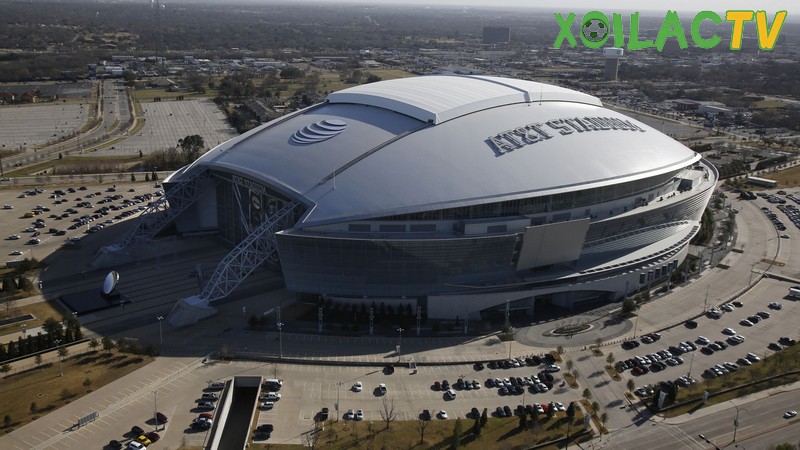 Sân AT&T Stadium ở Arlington, Texas là sân bóng đá lớn thứ hai thế giới